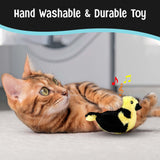 SPOT Song Birds Cat Toy- Touch Activated Singing Catnip Toy Mimics Real Bird Songs, Battery Operated Toy Satisfies Cat's Natural Urge to Hunt - One 5" Song Bird, Assorted Colors