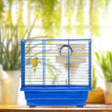 TiereCare Parakeet Nesting Box - Visual Wooden Bird Nest Breeding Box - Bird Cage House with Perch for Lovebirds Cockatiel Budgie Finch Parrot