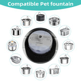 Ultra-Quiet Replacement Pump for Stainless Steel Cat Water Fountains - SMA-800 Motor - Safe and Easy to Clean with Low Voltage DC 5V and USB Cable (Side Suction Pump)