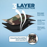 Voyager Step-in Air Dog Harness - All Weather Mesh, Reflective, No Pull Harness for Small, Medium Dogs, Cats - Secure with Hook & Loop Fastener, Buckle, Double D-Rings - Army/Black Trim, S