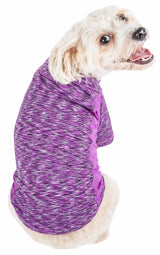 Pet Life ® Active 'Warf Speed' Heathred Dog Fitness and Yoga Pet T-Shirt Dog Clothes - Performance Dog T-Shirt with 4-Way-Stretch, Reflective and Quick-Dry Technology - Summer Dog Shirts