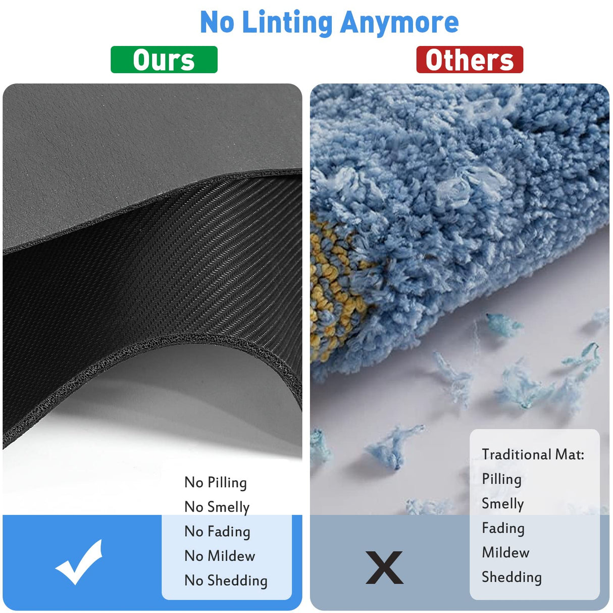 Harhana Pet Mat for Water Fountain and Automatic Feeder, Non Slip Rubber, Black, Large Size: 27.5 x 15.75 x 0.2 inch