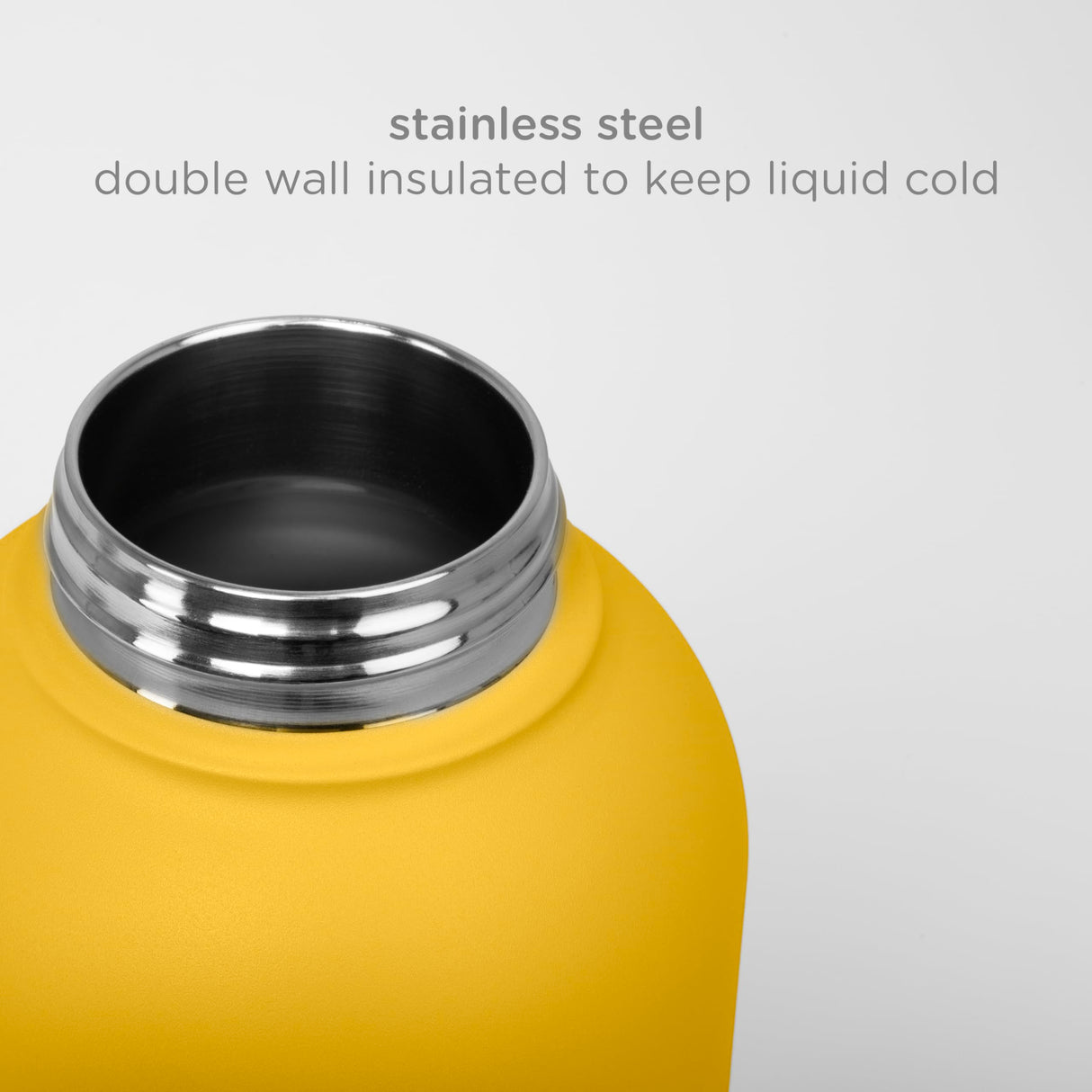 Ubbi Pup & Me Stainless Steel Insulated Portable 32 oz. Water Bottle for Dogs and Owners with Attached Dog Bowl, Yellow