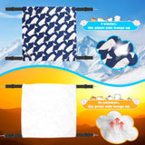 Mengbei tribe Cat Hammock for Cage Hanging Cat Bed with Adjustable Strap and Metal Hooks, for Winter and Summer Use - Small Animals Soft Sleeping Hammock Accessory