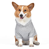 Star Wars for Pets The Mandalorian Dog Hoodie with Leash Attachment Hole - Pet Outerwear for Dogs - Officially Licensed Dog Apparel & Accessories, Grey, Size Small