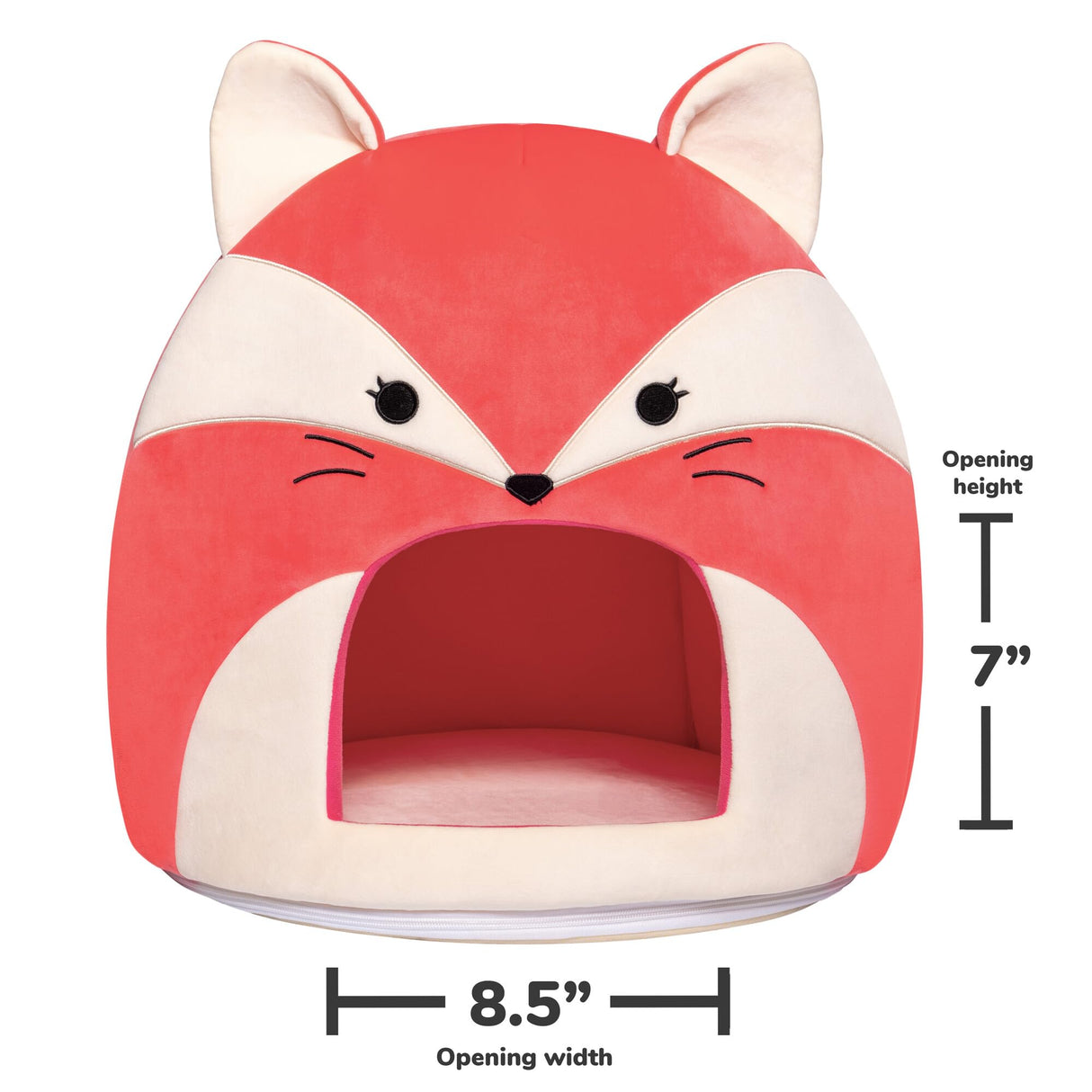 Squishmallows Original 16-Inch Fifi The Fox Pet Cave - Ultrasoft Official Jazwares Pet Bed for Dogs and Cats