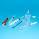 Nurser Feeding Bottle Kits with Replacement Nipples for Pet Dog Puppy Cat Kitten and Small Baby Animals