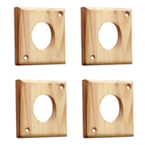 4 Pieces Bluebird House Predator Guard,Wooden Birdhouse Guard,Bird House Hole Protector Guard for Eastern Bluebird Box 1 1/2 Inch Opening