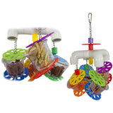 Mobile Forager - Durable Fun Treat Foraging Cage Accessory Toy - Sugar Gliders, Squirrels, Chinchillas, Prairie Dogs, Degus, Opossums, Marmosets, Monkeys, Parrots, Birds, Rats, Hamsters & Gerbils