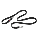 HALTI Training Leash - Multifunctional Double-Ended Dog Leash, Ideal for Anti-Pulling Dog Training. Easy to Use, Lightweight, Soft & Durable. Suitable for Puppies and Small Dogs (Size Small, Black)