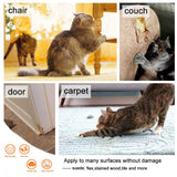 Cat Scratcher for Indoor Cats - 12x17 Inches, 8 PCS Furniture Protector, Wide Double Side Anti-Scratch Deterrent Tape, Pet Scratch Pad for Pretector Couch, Door, Wall, Carpet
