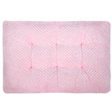 WONDER MIRACLE Fuzzy Deluxe Pet Beds, Super Plush Dog or Cat Beds Ideal for Dog Crates, Machine Wash & Dryer Friendly (15" x 23", S-Baby Pink)