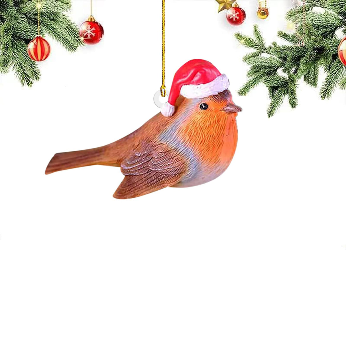 Christmas Decorations, Christmas Tree Ornaments - Cute Hanging Ornaments for Christmas Tree - Christmas Decor Indoors Home Party-Animal Little Bird