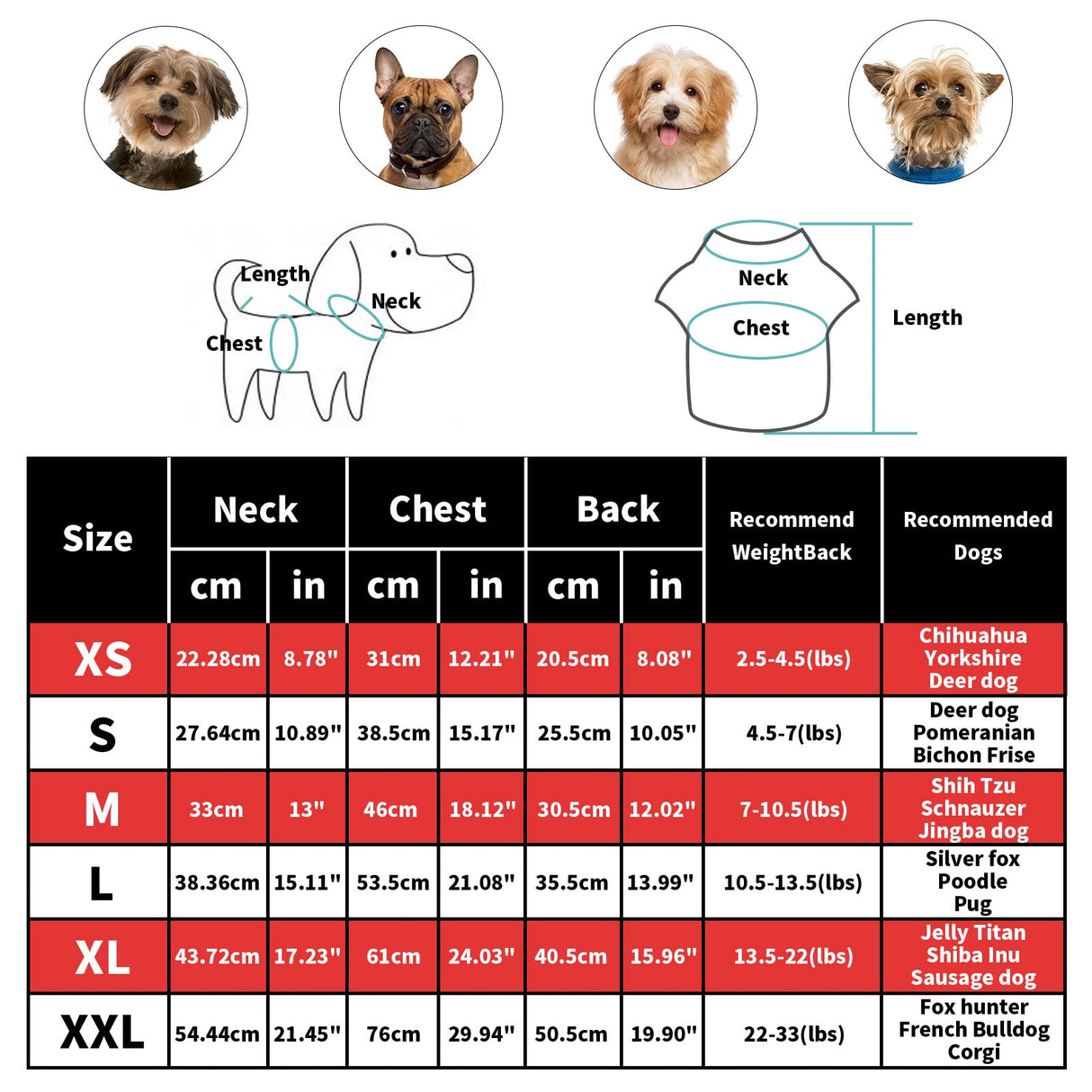 Dog Shirts for X Small Dogs - Puppy Vest T-Shirt Sleeveless Costumes Soft and Breathable Dog Shirt 2 Pack (X-Small, Pink+White)