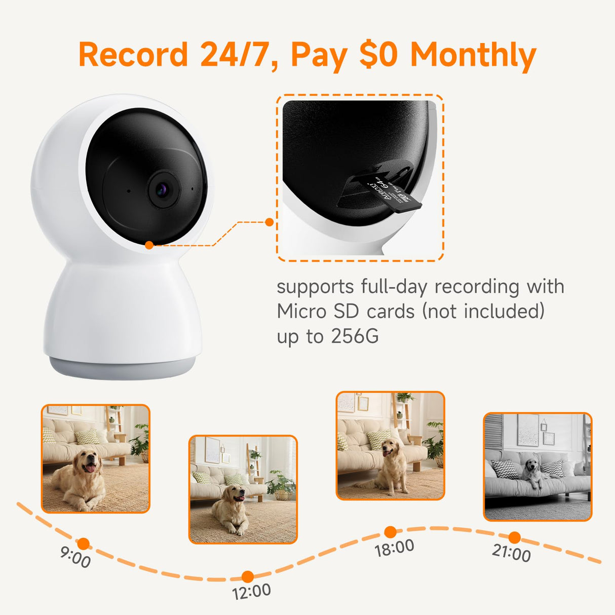 2K/3MP 5G WiFi Indoor Security Camera, Pet Camera with Speaker for Dog/Cat, Baby Monitor with Free Phone App, Motion & Noise Detection, Super Night Vision, 2-Way Talk, Cloud & SD Card Storage(P7)