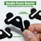 Dog Poop Bag Holder Dogs Waste Bag Carrier Pet Poop Bags Holders for Doggie Waste Bags Dispensers, Clip Carrier for Leash Small Doggy Puppy Hand Free Walking Accessory Attachment, Black