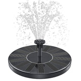 SHANCHAHUA Solar Fountain, 1.5W Solar Bird Bath Fountains Pump Floating Solar Powered Water Fountain with 6 Nozzles and Fixer, Solar Fountain for Bird Bath, Outdoors, Garden, Pond, Pool