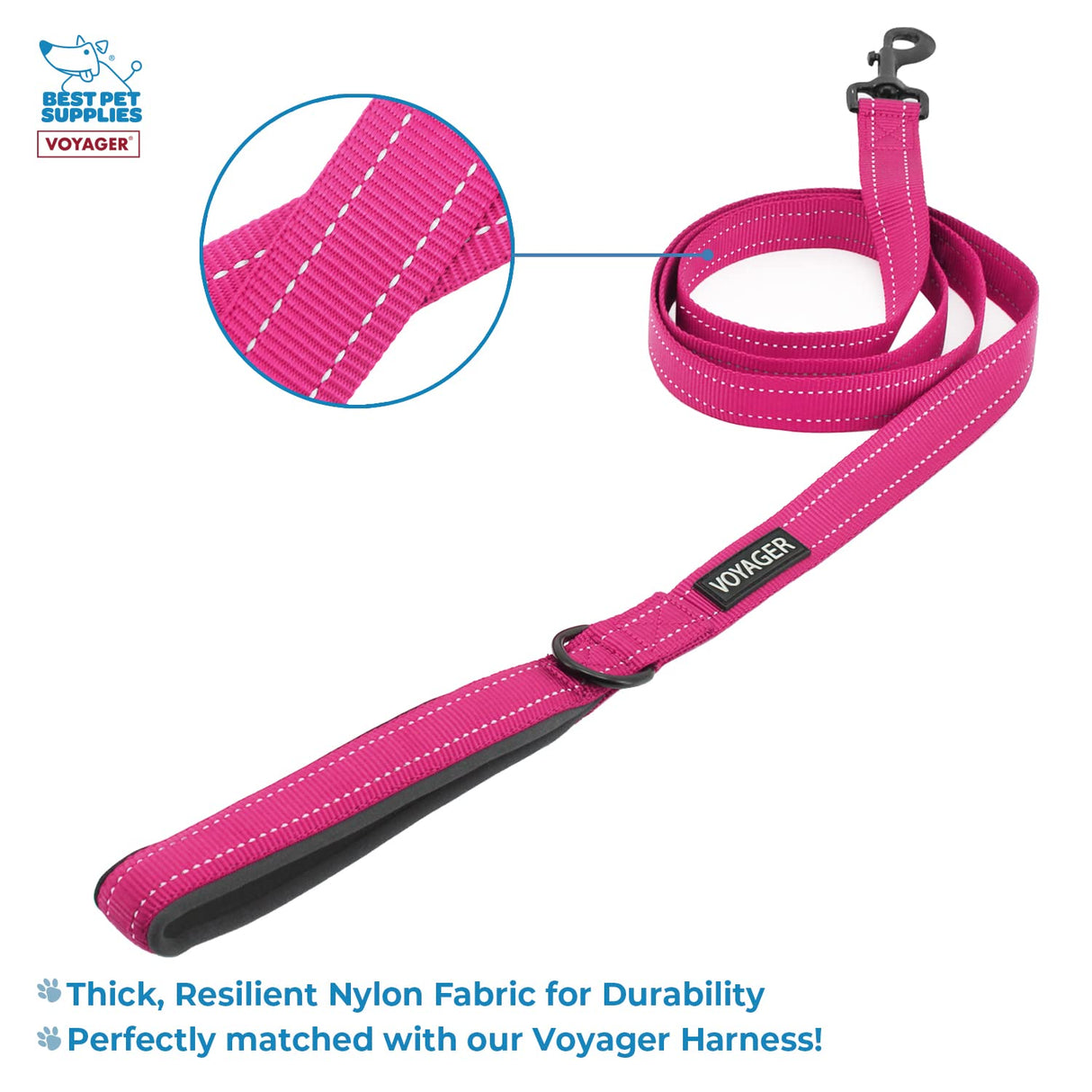 Air Frontier Mesh Dog Harness with and Reflective Dog Leash Set, Reflective Stitching, and Lightweight Breathable No-Pull Design, Adjustable Neck and Chest Straps for Small to Large Breeds - FSW, S