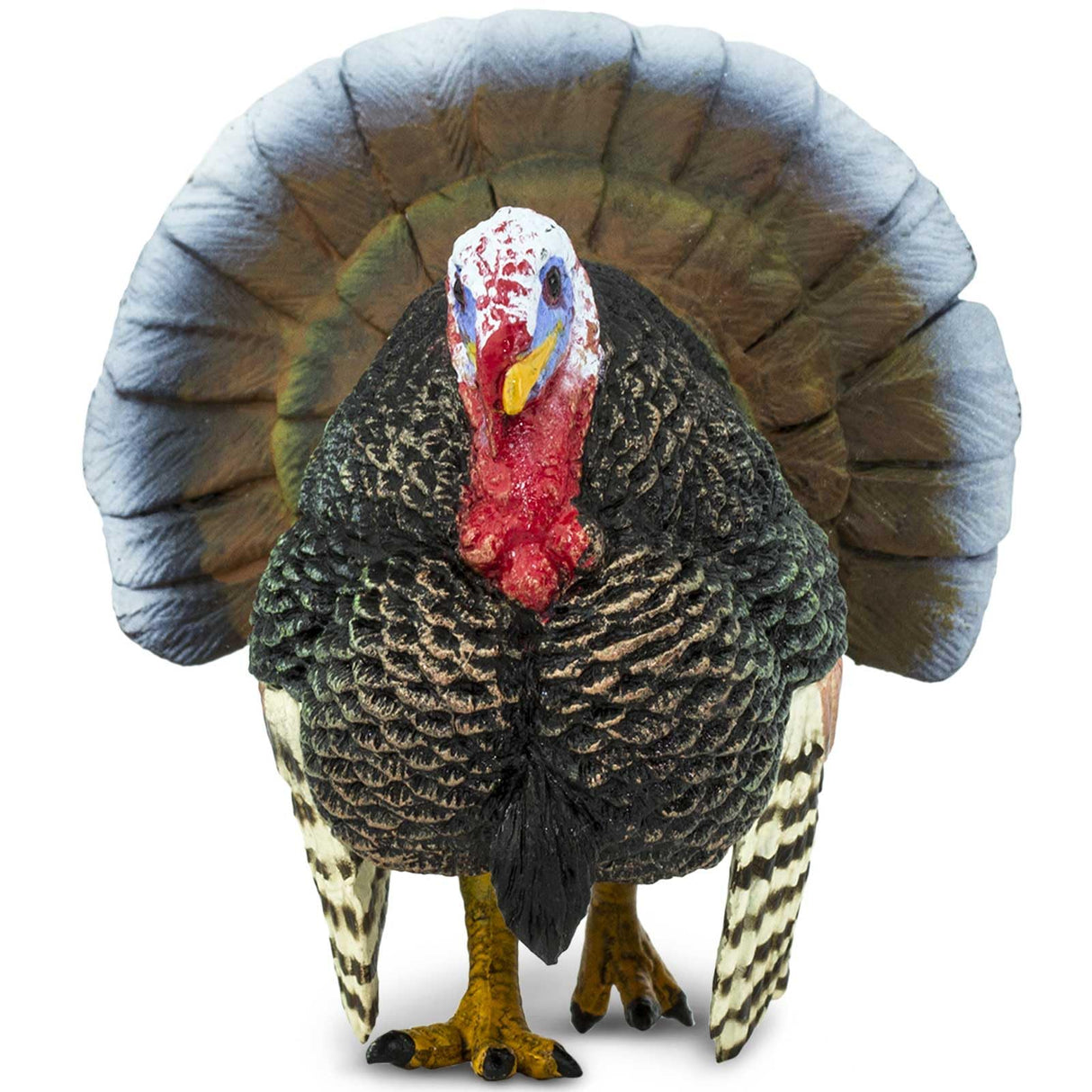 Safari Ltd. Turkey Figurine - Realistic 3" Plastic Figure - Thanksgiving Decoration or Educational Toy for Kids Ages 3+