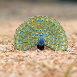 Safari Ltd. Peacock Figurine - Detailed 4" Plastic Model Figure - Fun Educational Play Toy for Boys, Girls & Kids Ages 3+