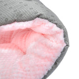 WONDER MIRACLE Fuzzy Deluxe Pet Beds, Super Plush Dog or Cat Beds Ideal for Dog Crates, Machine Wash & Dryer Friendly (15" x 23", S-Baby Pink)