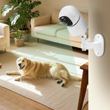 Adhesive Security Camera Mount for eufy Indoor Cam E30/C210/C220/E220, Adjustable No Drilling Mounting Bracket for eufy Pet/Dog/Baby Camera