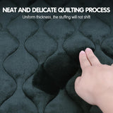 furrybaby Dog Bed Mat Flat Crate Mat with Anti-Slip Bottom Machine Washable Pet Kennel Pad for Dog Sleeping (XS 22x13'', Grey Mat)