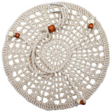 WEVONIGU Birds Hammock Bearded Dragon Rest Bed Habitats Supplies Climbing Terrarium for Lizard Leopard Gecko Parakeet Cockatiel Rats Hamster Squirrel Chameleon (Off-White)