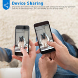 CHIKUK WiFi Security Camera 2K, Indoor Home Cameras for Dog/Pet/Elder/Baby Monitor, Upgraded Smart Siren with Phone App, Advanced Night Vision, SD/Cloud Storage, Alexa Compatible