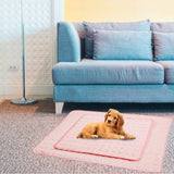 MeiLiMiYu Washable Dog Cooling Mat Ice Silk Pet Self Cooling Pad Blanket for Indoor & Outdoor Car Seats