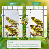 Coolrunner 9.4 Mirror for Bird Parrot and Cage, White, With Rope