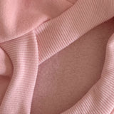 Izefia Dog Hoodie - Pink Cotton Fleece Sweater for Small Dog & Puppy - Winter Warmth - XS