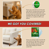 Anti-Scratch Tape for Furniture - Stop Cats from Scratching Couch, Chair Corners, Door Frames, Countertops, and Carpets, Clear Double-Sided Cat Training Tape, 2.5" x 16 Yards Roll