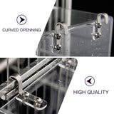 Saderoy Bird Bath Cage, No-Leakage Bird Bathtub with Hanging Hooks Cage Accessory for Small Bird Parrots Lovebirds Canary Portable Shower