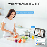 AMOROM Indoor Security Camera 360° with Pan/Tilt, Pet Dog Baby Monitor, 1080P HD Night Vision, Motion Detection, 2-Way Talk, Alexa & Google Home Compatible (2.4GHz WiFi)