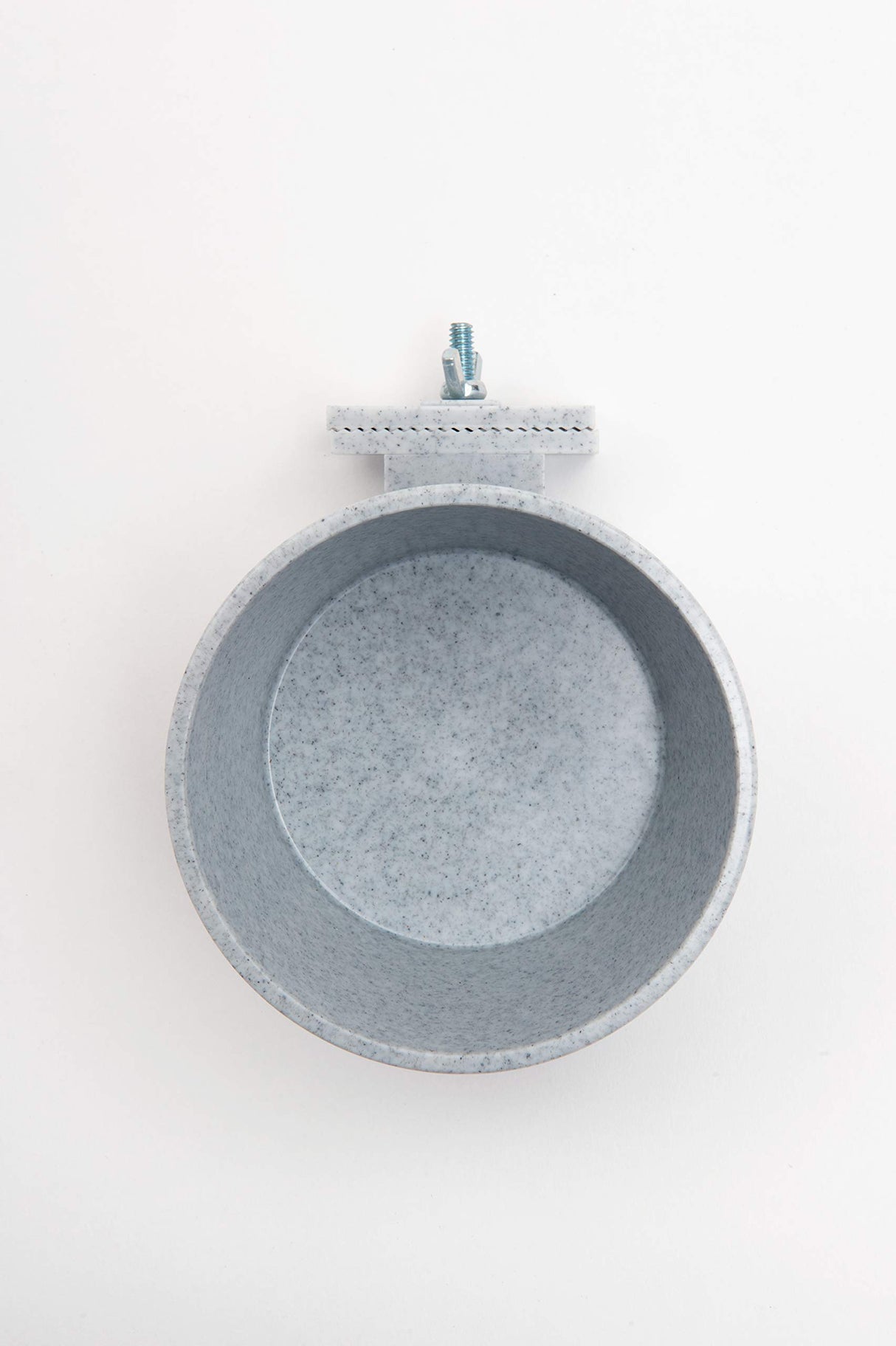 Lixit Quick Lock Removable Cage Bowls for Rabbits, Birds, Dogs, Cats, Gunea Pigs and Other Small Animals. (20oz, Granite)