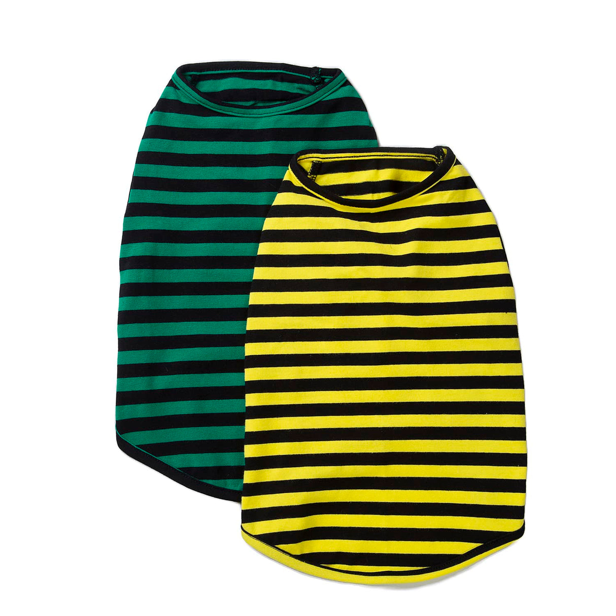 KAOOPETOPN Dog Striped Shirt Lightweight Vest Soft Breathable Cool Pet Clothes,Stretchy Sleeveless Tank for Boy Girl Dogs Large Medium Small,S