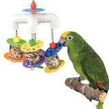 Mobile Forager - Durable Fun Treat Foraging Cage Accessory Toy - Sugar Gliders, Squirrels, Chinchillas, Prairie Dogs, Degus, Opossums, Marmosets, Monkeys, Parrots, Birds, Rats, Hamsters & Gerbils