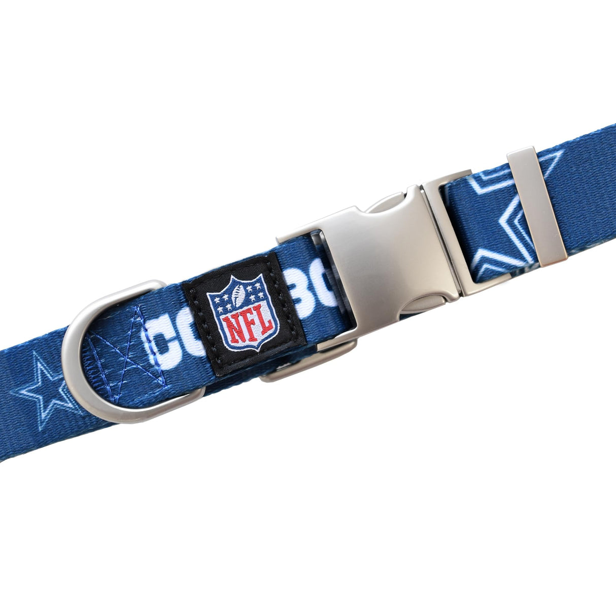 Littlearth NFL Dallas Cowboys Pet Premium Collar, Team Color, Medium