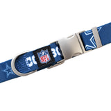 Littlearth NFL Dallas Cowboys Pet Premium Collar, Team Color, Medium