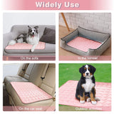 MeiLiMiYu Washable Dog Cooling Mat Ice Silk Pet Self Cooling Pad Blanket for Indoor & Outdoor Car Seats