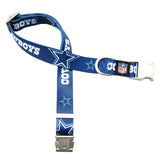Littlearth NFL Dallas Cowboys Pet Premium Collar, Team Color, Medium