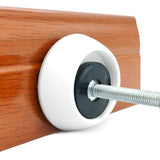 Vmaisi Baby Gate Wall Protector - Protect Walls from Pressure Mounted Pet Dog Gates, 4 Pack White