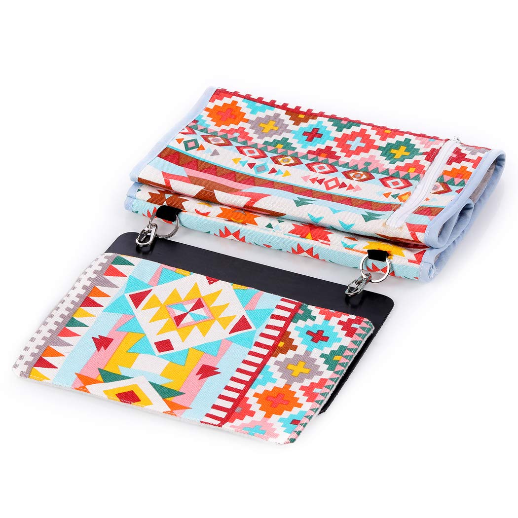 KINTOR Bird Nest Snuggle Hut,Parrot Habitat Cave Hanging Tent for Small Medium Parrots Budgies Eclectus Parakeet Cockatiels Lovebird African Grey (Pink Ethnic, M)