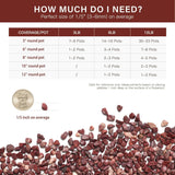 NUPICK 3 lbs Pebbles for Indoor Plants, 1/5 Inch Pea Gravel for Fish Tank, Polished Decorative Rocks for Succulent, Natural River Stones for Vases, Cactus, Landscaping, Bird Bath, Aquarium, Red