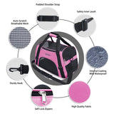 YLONG Cat Carrier Airline Approved Pet Carrier,Soft-Sided Pet Travel Carrier for Cats Dogs Puppy Comfort Portable Foldable Pet Bag,Airline Approved