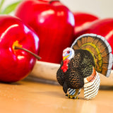 Safari Ltd. Turkey Figurine - Realistic 3" Plastic Figure - Thanksgiving Decoration or Educational Toy for Kids Ages 3+
