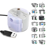 Cat Water Fountain Pump,Pet Water Fountain Pumps Replacement SMA-800 Submersible Motor,Cat Fountain Pump for Stainless Steel Cat Water Dispenser