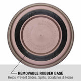 Loving Pets Bella Dog Bowls- Stainless Steel Dog & Cat Bowls - Spill Proof Dog Food Bowl, Cat Bowl, Puppy Essentials & Pet Supplies Great for Home & Travel (X-Large 65-100lbs, Grape)