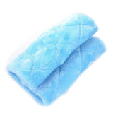 Winter Warm Bird Nest House Shed Hut Hanging Hammock Finch Cage Plush Fluffy Birds Hut Hideaway for Hamster Parrot Macaw Budgies Eclectus Parakeet Cockatiels Cockatoo Lovebird (M, Blue)